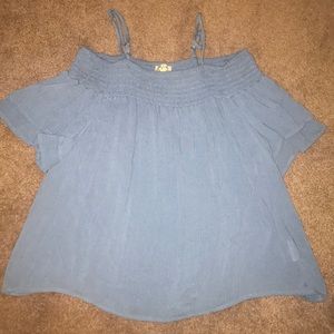 NWT Lily White Off the Shoulder Shirt